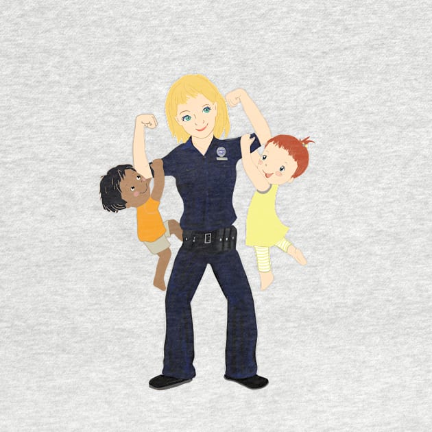 Police Officer Mommy Mums by dcohea